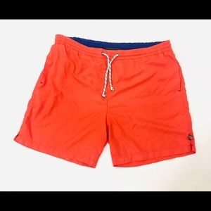 Forever 21 Mens Swim Trunks Large Shorts Orange